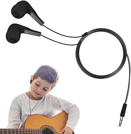 Auriculares con cable - Auriculares intraurales con cable | Enchufe Auriculares con conector jack de 3,5 mm - Auriculares enchufables, auriculares de ordenador, cancelación de ruido, ajuste cómodo