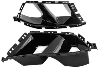 Kühlergrill Für G80 G82 G83 Für M3 Für M4 2021-2024 Air Vent Abdeckung Grille Glanz Schwarz ABS Front Stoßstange Seite Vents Dekorative Spoiler Auto Frontgrill(Bright Black)