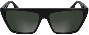 KARL LAGERFELD Unisex Adult Sunglasses KL6186S - Black with Solid Smoke Lens