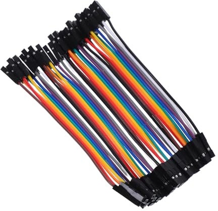 Housoutil 40pcs Mother Female to Female Jumper Wires Cables for Breadboard Pin Headers