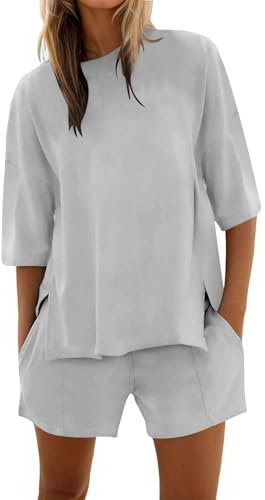 Tailleur con Pantaloni da Cerimonia Tute Pile Leggera Premaman Pilates Aderenti Denim Monospalla Largo Canotta Corallo Caftano Stretto Accademica Nylon Joggers 8848 Fashion Etniche