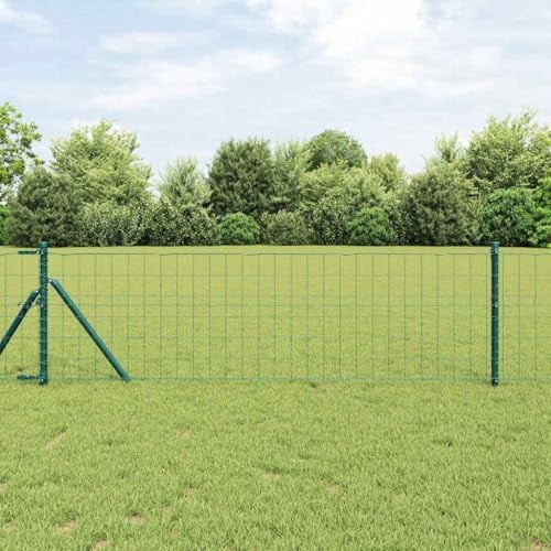 Générique Clôture Euro Vert 0.6 x 50 m Fer revêtu de PVC,Clôtures & barrières, Panneaux de clôture,42004435