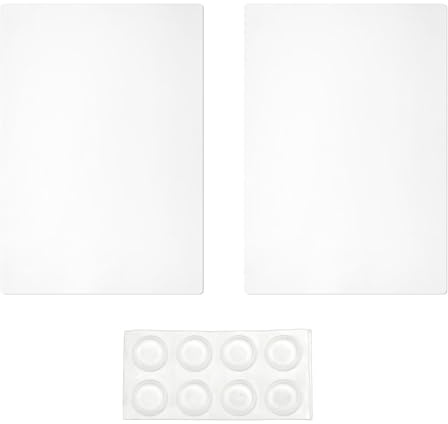 2 planches à découper en acrylique avec coussin antidérapant, planche à découper transparente pour fruits et légumes, grande planche à découper de 32 x 22,5 cm pour la cuisine, le