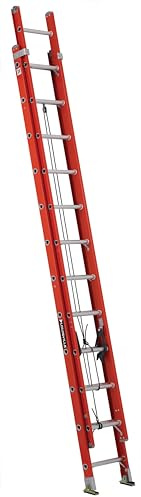 Louisville Ladder 24-foot Fiberglass Extension Ladder, 300-Pound Load Capacity, Type IA, FE3224