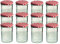 CapCro 12er Set Sturzglas 435 ml Marmeladenglas Einmachglas Einweckglas to 82 rot Karierter Deckel