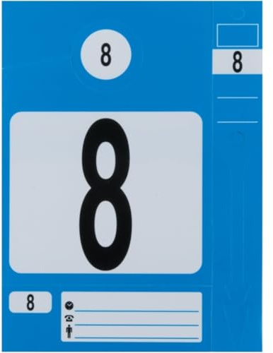 KS Tools 500.8016 Schlüsselanhänger-Set, blau, 300 Stück