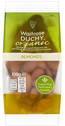 Mandorle Biologiche Duchy Waitrose 100g