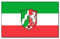 Flagge 90 x 150 : Nordrhein-Westfalen