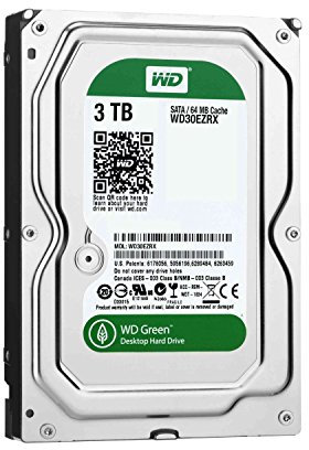 Western Digital WD30EZRS 3TB interne Festplatte (8,9 cm (3,5 Zoll), 5400rpm, 64MB Cache, SATA II) gr?n