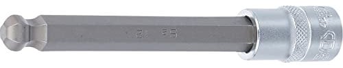 BGS 4258-12 - Douille à embouts - longueur 140 mm - 12,5 mm (1/2) - six pans intérieurs avec tête sphérique 12 mm