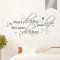 WANDKINGS Wandtattoo Don´t Dream Your Life, live Your Dream! 110 x 53 cm Silber - erhältlich in 33 Farben