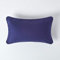 HOMESCAPES Housse de Coussin Uni Bleu Marine en 100% Coton, Housse de Coussin 30x50 cm