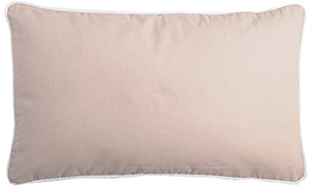 LOVELY CASA C31490017 Duo, Leinen/Baumwolle, 30 x 50 cm, Ecru