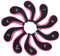 MamimamiH 10pcs Golf Long Neck Iron Zippered Head Covers Headcover Fit All Brands Titleist, Callaway, Ping, Taylormade, Cobra, Etc 3-Sw (Pink/Black)