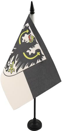 AZ FLAG - Tischflagge Ostpreußen - 21x14 cm - Ostpreussen Tischfahne 14 x 21 Cm - Flaggen