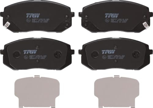 TRW GDB3640 Brake Pad Set of 4 Compatible for Hyundai I40 I CW (VF) 2011-2019 Front Axle and Other Vehicles