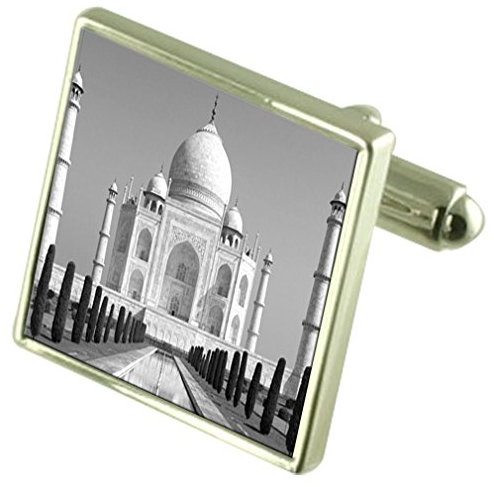 Select Gifts Taj Mahal Indien Manschettenknöpfe mit Tasche