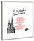 artboxONE Poster mit Rahmen Silber 30x30 cm ET KÖLSCHE GRUNDGESETZ weiß von KoenigReich - gerahmtes Poster