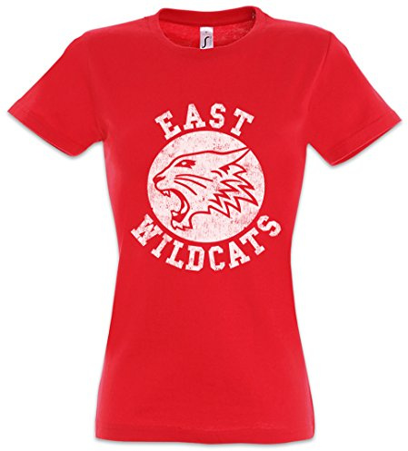 Urban Backwoods East Wildcats Damen T-Shirt Rot Größe L