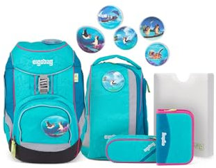 ERGOBAG Hula HoopBear Kinder-Rucksack, 35 cm, 20 Liter, Hawaiian Turquoise