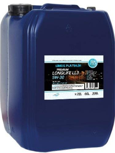 Limox Platinum Longlife LL3 5W-30 Motoröl 20-Liter, ACEA C3, 504 00/507 00, MB 229.51, Longlife-04, 20l (WIV) Motorenöl
