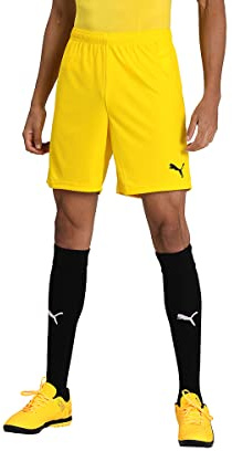 PUMA Herren teamGOAL 23 knit Shorts, Cyber Yellow, XL