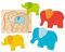Schichtenpuzzle Elefant (Holzpuzzle)