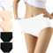 YouShow Unterhosen Damen 5er Pack Baumwolle Hohe Taille Unterwäsche Slip Stretchanteil(Mode Aprikose,L)
