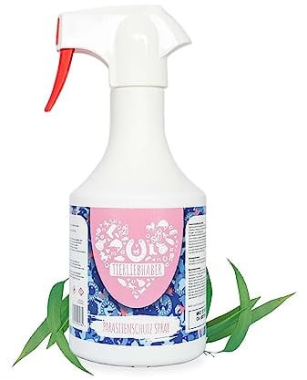 TIERLIEBHABER - Parasitenschutz Spray Pferd | Insektenspray für Pferde mit Eucalyptos | Erstklassige Wirkung für Pferd und Reiter gegen Zecken, Bremsen, Fliegen etc. | Natürliche Pferdepflege 500ml