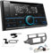 Kenwood DPX-7300DAB 2-DIN Autoradio mit Bluetooth Digitalradio DAB+ USB CD passend für KIA Rio III 2011-2015 anthrazit