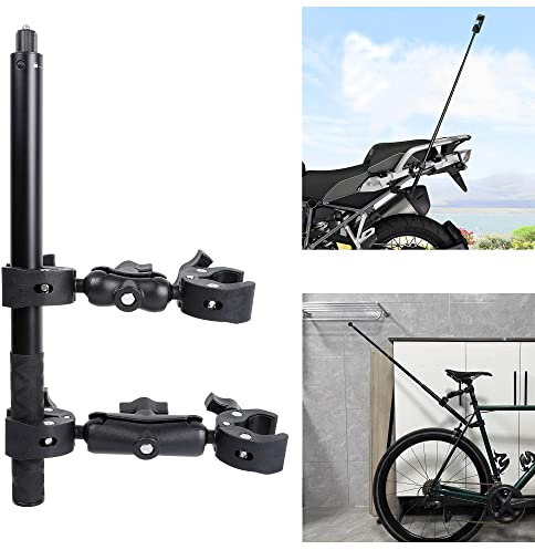 PellKing Motorcycle Handlebar Clamp Mount & 59 Invisible Selfie Stick for Insta360 X3 X2 X One RS R Camera