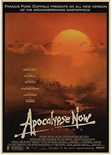 Poster Apocalypse Now Filmplakat, Vintage-Filmplakat, Wandkunst, Bilder, Poster Und Drucke, Leinwandgemälde, Heimdekoration 50X70Cm Kein Rahmen