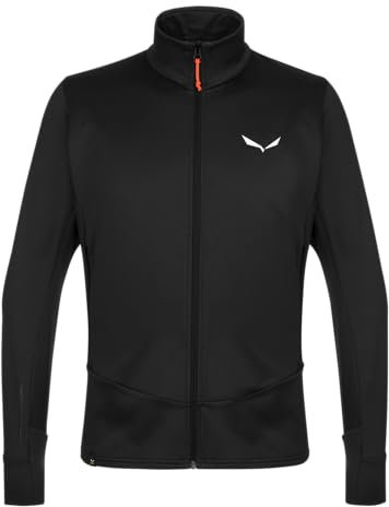 SALEWA Puez Polarlite Fleece da Uomo, Nero, S
