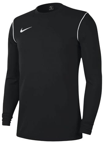 Nike M NK DF Park20 Crew Top R Haut à Manches Longues, Noir/Blanc, XXL Homme