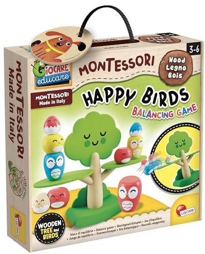Lisciani - Montessori Baby - Farbspiel - Farblernspiel - Bildungs- und interaktiv - Fördert das Erlernen von Farben - Stimuliert Kreativität - Von 1 bis 4 Jahren und älter - Hergestellt in Italien