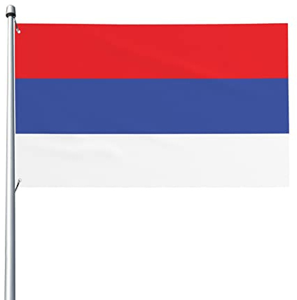 Aliment Flagge der Republika Srpska Flagge, 90 x 150 cm, für den Außenbereich, Garten, Dekoration, Banner, Innenbereich, Familie, Urlaub, Mode, Party, Dekoration, Flaggen