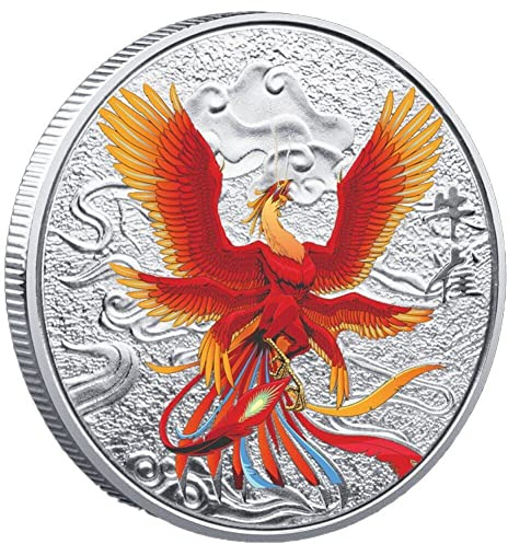 Sanfly Collection De Pièces d'or De Créatures Mythiques Anciennes Chinoises, Pièce De Monnaie du Défi du Dragon, Badge Porte-Bonheur, Cadeau Souvenir Commémoratif