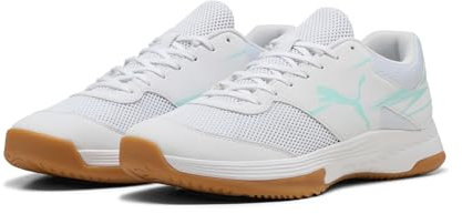 PUMA Unisex VARION II Hallenturnschuh, Electric Peppermint White-Gum, 41 EU