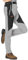 Rdruko Softshellhose Damen Winter Snowboardhose Gefüttert Warm Skihose Wasserdicht Winterhos Outdoorhose Wanderhose Trekkinghose mit Taschen (Hellgrau, XL)