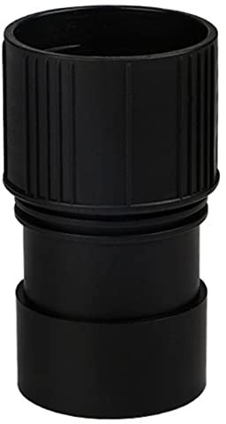 YiQinzcxg Adattatore per tubo flessibile per aspirapolvere industriale, convertitore da 40 mm a 48 mm, adattatore per porta tubo antipolvere, nero