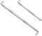 2 Pieces Offset Screwdriver Set, S2 Steel L-Type Double Head Offset Magnetic Screwdriver, 90 Degree Z Type Double Head Offset Magnetic Screwdriver for Tight Space Operation