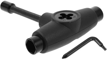 KOMBIUDA Skateboard-Werkzeug T-Tool Schraubendreher Für Achsen Befestigung Schrauben Aus Verdicktem Pp-Material Kompatibel Mit Skateboards Longboards Und Rollschuhen Leicht Tragbar Für Repa