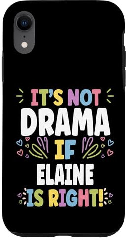 ELAINE Personalized Women's Gift Custom ELAINE Case for iPhone XR