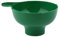 Imbuto a bocca larga, in plastica per uso alimentare, di grande diametro, con manico ergonomico, per barattoli di vetro, bottiglie, contenitori, conservazione e campeggio e viaggi (verde)