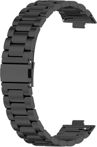 Cinturino per Huawei Watch Fit 4/4 Pro, cinturino in metallo in acciaio inox, cinturino di ricambio per smartwatch Huawei Watch Fit 4, Misura unica, Alluminio, Cinturino per Huawei Watch Fit 4/4 Pro
