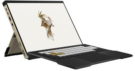 ASUS ROG Limited Special Edition Kojima Productions Flow Z13 13.4 2.5K WQXGA IPS 180Hz Touchscreen Detachable Copilot+ PC 2-in-1 Gaming Laptop AMD Ryzen AI MAX+ 395 128GB RAM 1TB SSD Decennium Gold