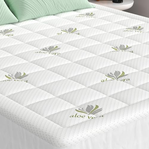 wowttrelax Matratzenschoner 140x190cm, Bamboo Matratzenauflage | Atmungsaktiv, Ultra Soft Plüsch, 15-30 cm Passend, Hypoallergen, Waschbar und Anti-Rutsch