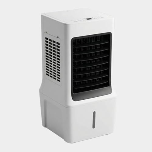 Windowless Portable Air Conditioner with 60° Oscillating Ventless Ac Unit Ductless Air Cooler Hoseless Quiet Evaporative Oscillating Swamp Cooler Ice Box Cooling Fan for Bedroom Indoor Outdoor