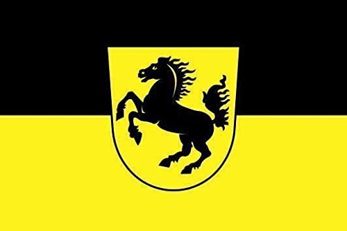 U24 Aufkleber Stuttgart Flagge Fahne 8 x 5 cm Autoaufkleber Sticker