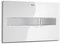 Roca PL2 Dual Flush Plate White/Chrome